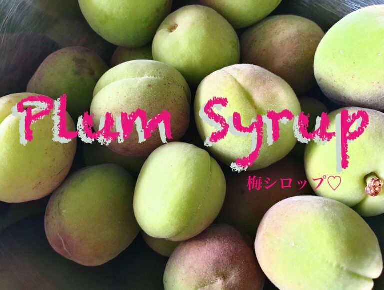 Plum syrup